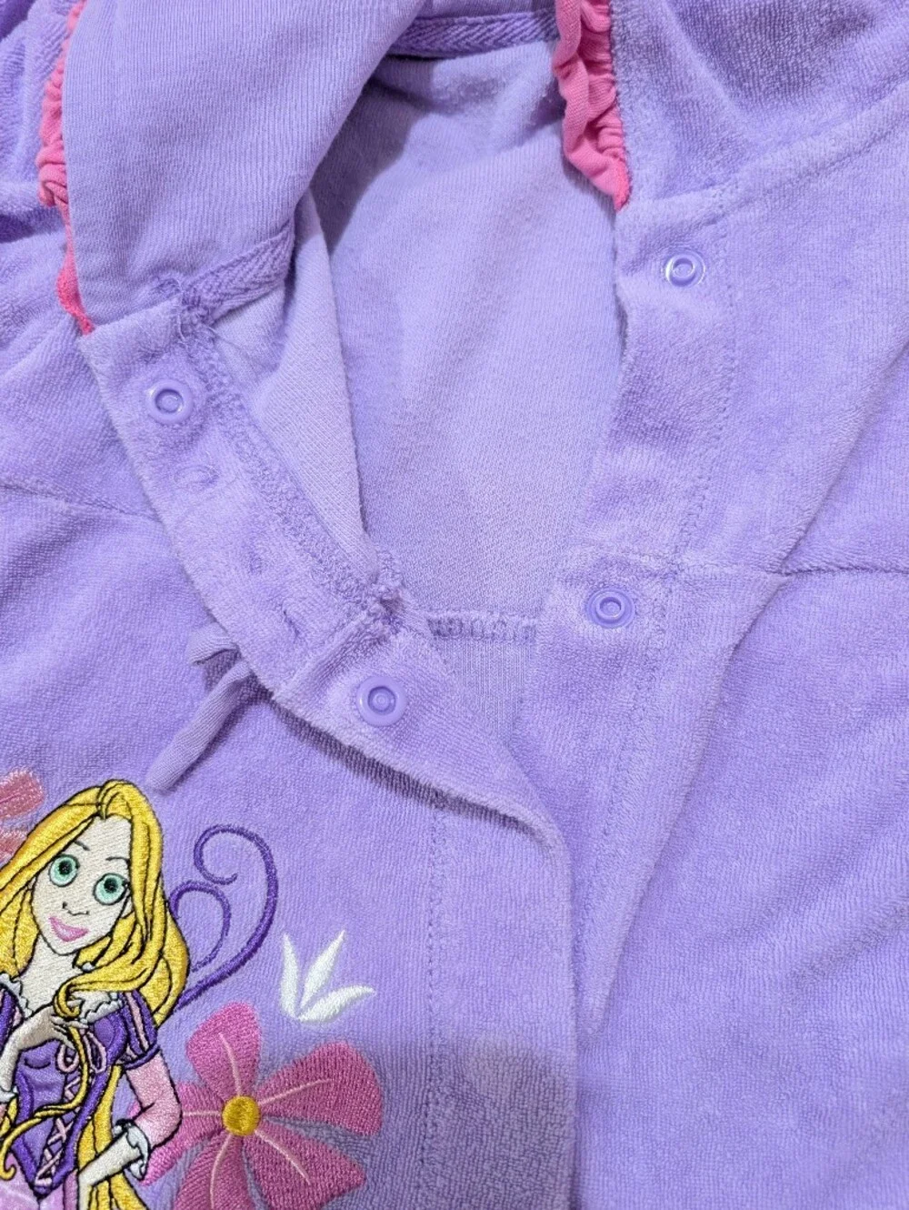 Disney Rapunzel Hooded Towel Swim Cover-up 5/6